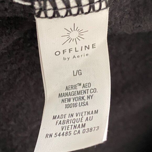 Offline by Aerie Black High-Waisted Joggers – Size Large - Picture 7 of 8